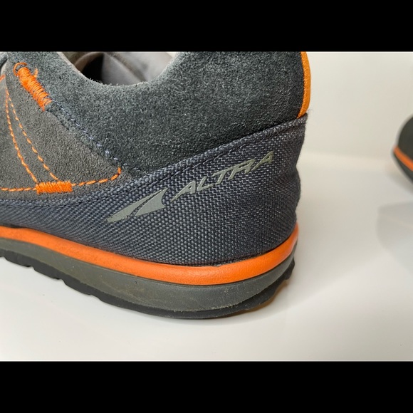 Altra Women's Grafton Size 7 Outdoors Shoes Gray/Orange Genuine Suede Rubber - Picture 8 of 12